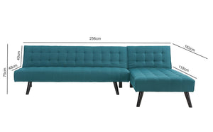 dimensiones sofa rinconera 4 personas azul