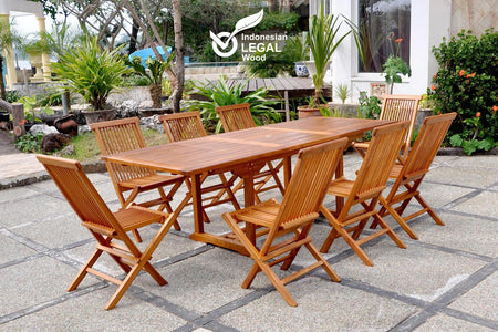 Conjunto de jardin 8 sillas