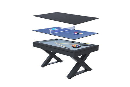 Mesa multijuegos Texas negro