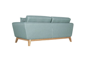 sofa derecho escandinavo 3 plazas hoga verde agua trasero Concept U