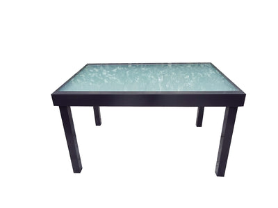 Mesa de aluminio extensible