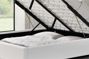 Estructura Blanco de cama con canapé integrado -160 x 200 cm