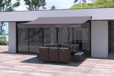 Toldo manual de 4x3 m Adro Gris