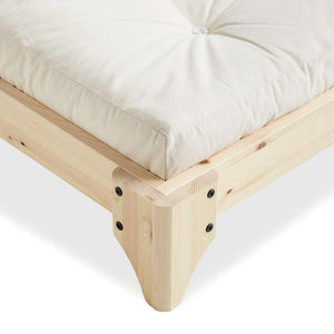 Estructura de cama 160 cm japonesa de madera 2 plazas Elan