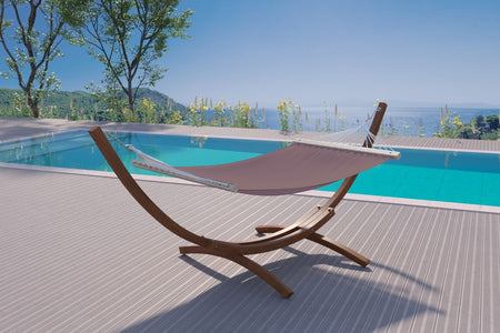 Hamac de madera Lagoa Chocolate