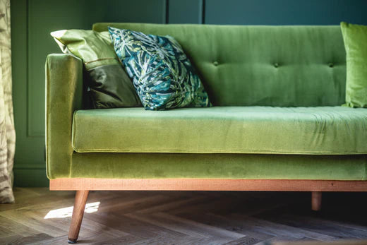 Decoración con un sofá verde: 20 consejos