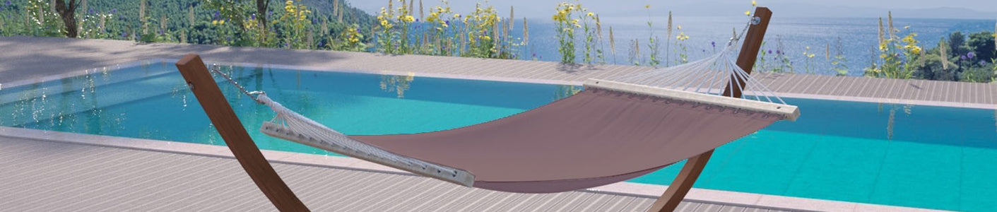 Hamacas colgantes con soporte