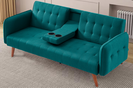 Patas de sofá de 3 plazas madera verde invernss imagen formato rectangular concept u