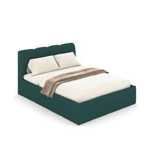 Almacenamiento en la nube 140 x 190 cm terciopelo verde Baltimore paquete cerrado concept u