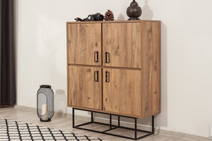 Aparador vintage rectangular de madera Bresov concept u