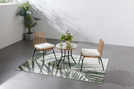 Mobiliario de jardín Toledo ambiente rectangular.