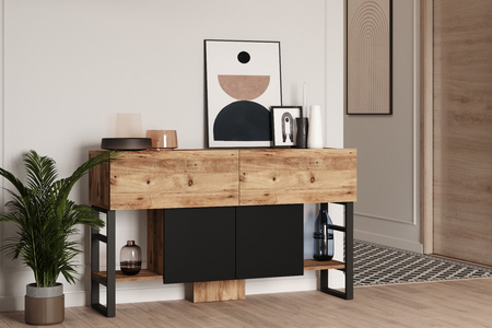 Consola industrial de madera Tari Concept U