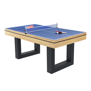Denver mesa multijuegos ping pong madera
