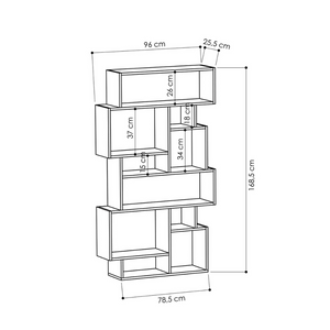 Dimensiones de la librería de diseño Skog concept u