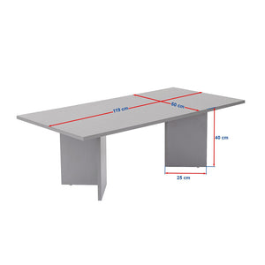 Dimensiones de la mesa de centro rectangular de travertino con topi concept u