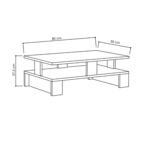 mesa de centro de diseño Luco Concept-U dimensiones