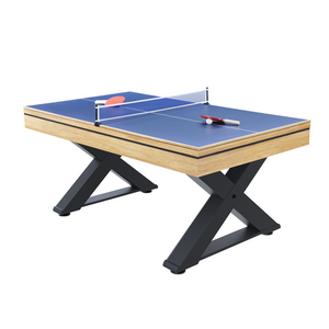 Mesa multijuegos ping pong texas madera