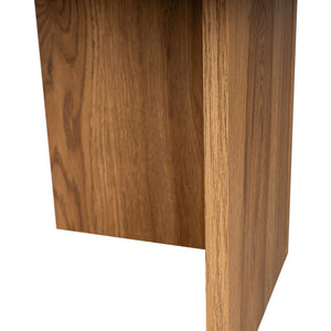 Mesa de centro ovalada de madera con patas Raav Zoom concept u