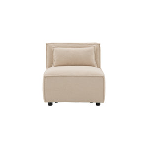 Modular de 3 plazas bouclette bouclé - beige modular packshot módulo fijo concept u