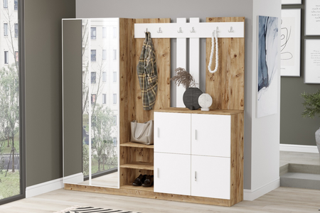 Mueble de entrada de dos puertas Anka