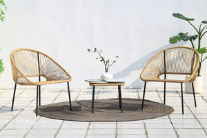 Muebles de jardín, sillón de 2 plazas, ambiente natural Acapulco concept u