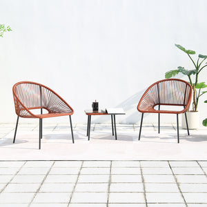 Muebles de jardín, sillón de 2 plazas, terracota, cara Acapulco concept u