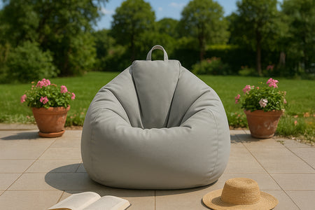 Puff gris humo ambiente Ohau concept u