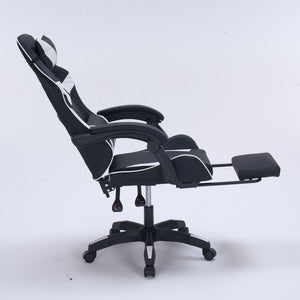 Reposapiés para silla gaming blanco perfil del reposapiés Altair concept u