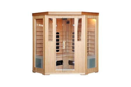 Sauna de madera de 3-4 plazas concept u