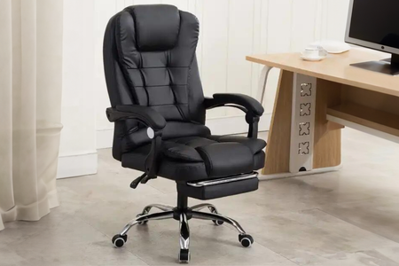 Silla de juego con masaje Elite Ambiance y reposapiés concept u