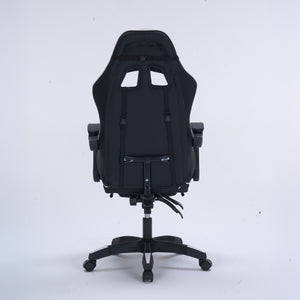 Silla gaming con reposapiés color blanco Altair vista trasera concept u