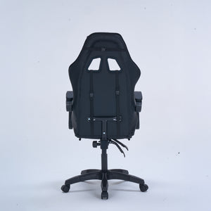 Silla gaming con reposapiés color negro Altair Packshot Back concept u