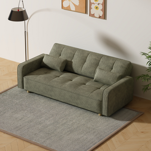 Sofa convertible escandinavo verde 