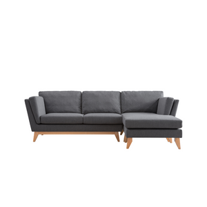 Sofa rinconero gris oscuro norden fondo blanco