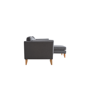 Sofa rinconero gris oscuro norden fond blanco perfil