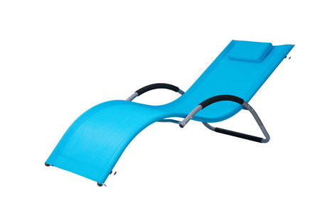 Tumbona azul Antibes
