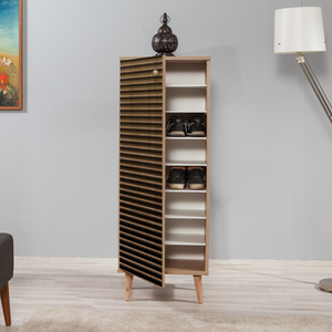 Zapatero de madera Loya, ambiente abierto para muebles concept u