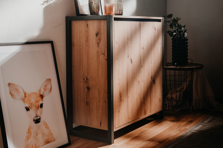 Aparador industrial 80 cm Koto estantes ambiente rectangulares Concept-Usine