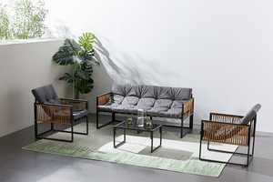 Muebles de jardín bajos Turini 5 plazas Concept-Usine - ambiente
