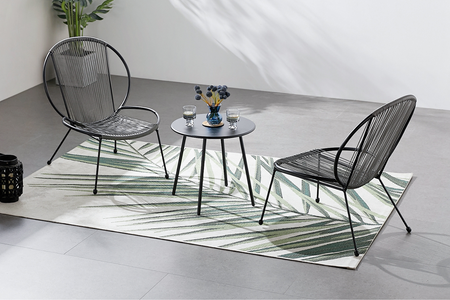 Conjunto de jardin Rete gris oscuro - ambiente - Concept-U