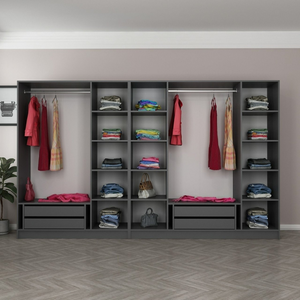 Vestidor 2 armarios Montmartre Puertas Abiertas Ambiente Concept u