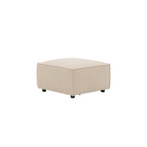 modular 3 plazas bouclette bouclé - beige modular packshot puf 3 cuartos concept u