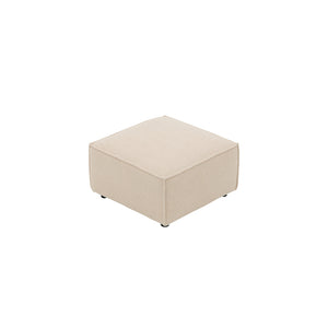 modular 3 plazas bouclette bouclé - beige modular packshot puf superior concept u