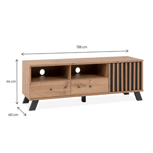 Mueble TV de madera Split - dimensiones