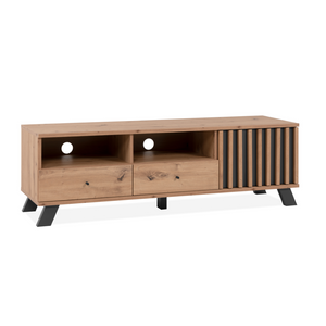 Mueble TV de madera Split - fondo blanco 2