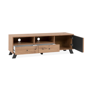 Mueble TV de madera Split - fondo blanco 4