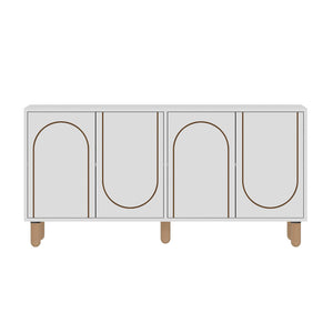 paquete gráfico de buffet blanco viret con cara concept u
