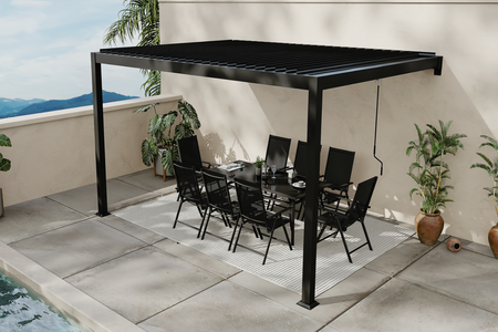 Pergola bioclimatica 3x4 agadir concept-u - ambiente