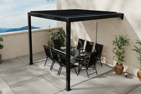 pergola bioclimatica adosada 3x3 agadir Concept-U - Ambiente
