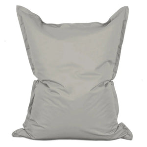 Puf rectangular XXL de espuma de poliestireno expandido reciclado Moku gris asiento cómodo